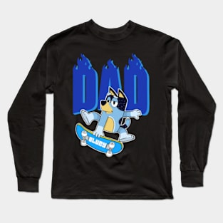 dad bluey Long Sleeve T-Shirt